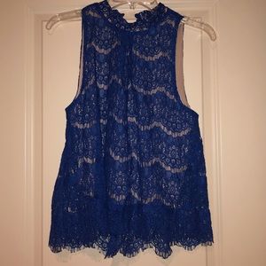 Blue Lace Tank